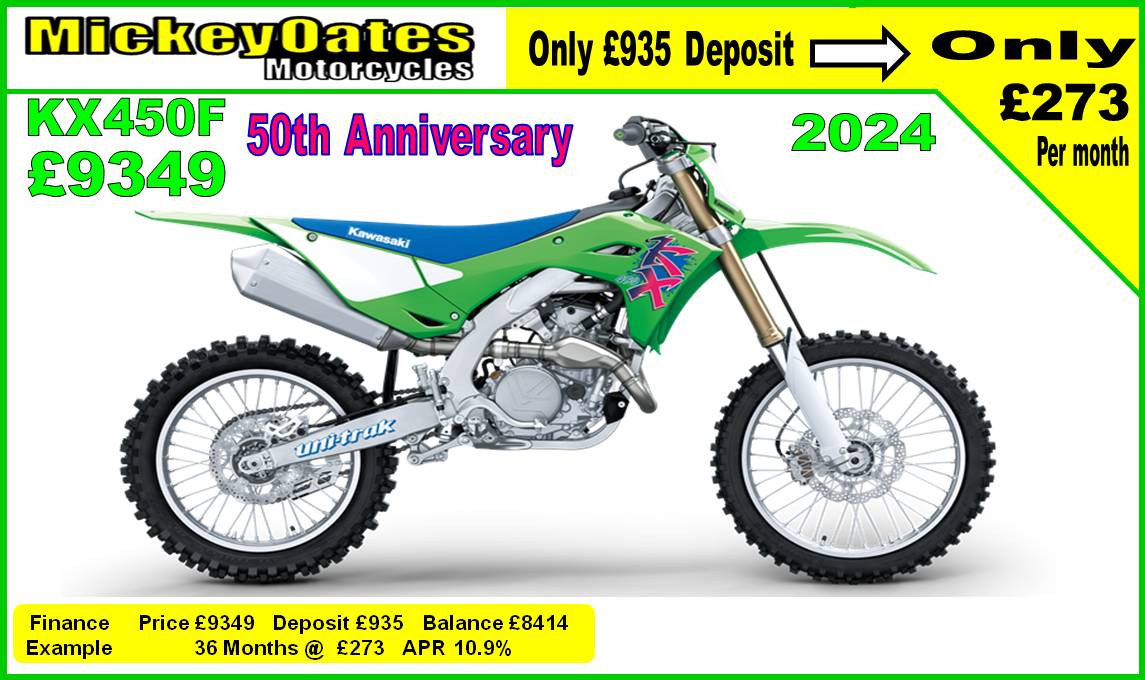 NEW '24 KX450F 50th Anniversary